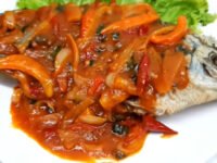 resep gurame saus padang