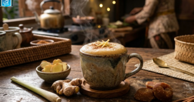 resep wedang jahe susu