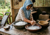 Cara membuat santan dari kelapa parut