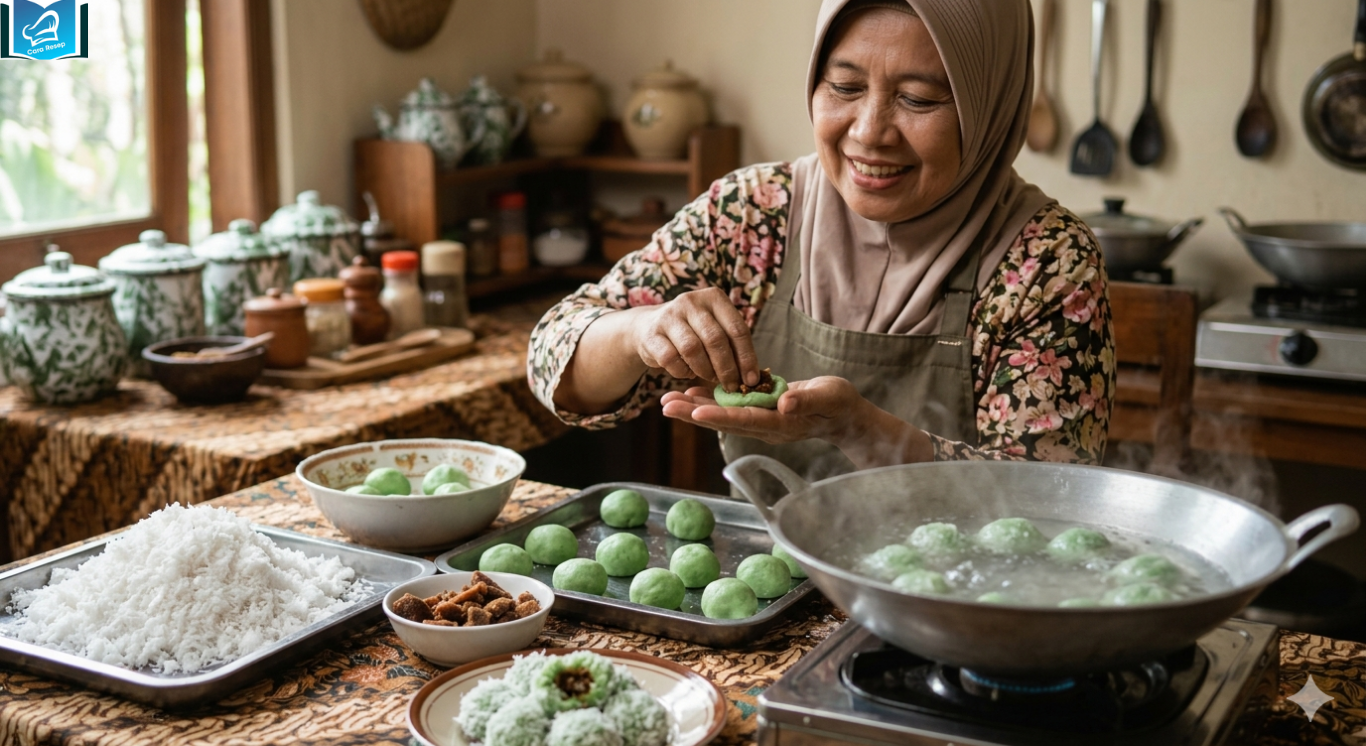 resep klepon isi gula merah