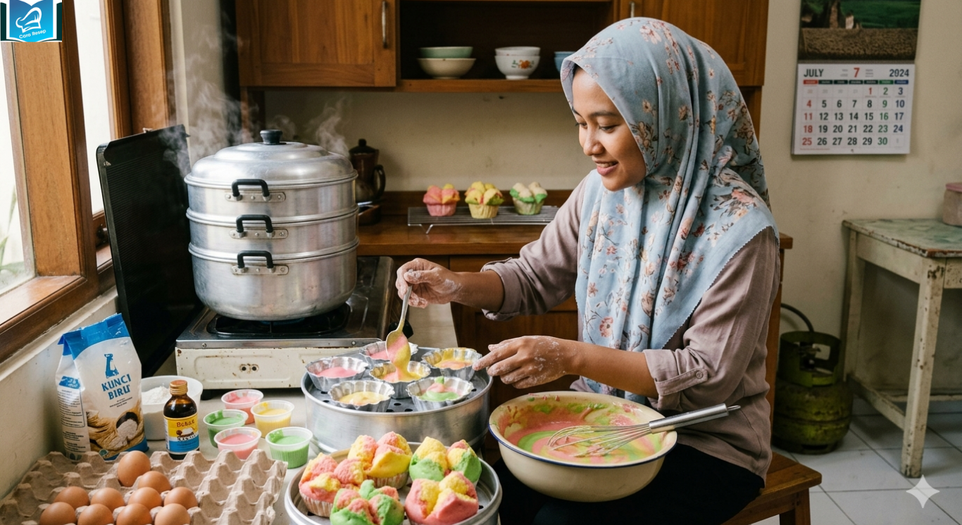 Resep Kue Bolu Kukus Mekar