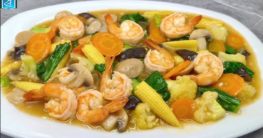 Resep capcay kuah seafood