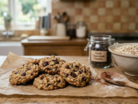 Resep oatmeal cookies coklat