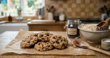 Resep oatmeal cookies coklat